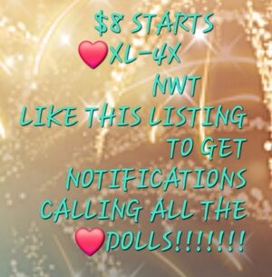 NWT XL-4X Apparel And More